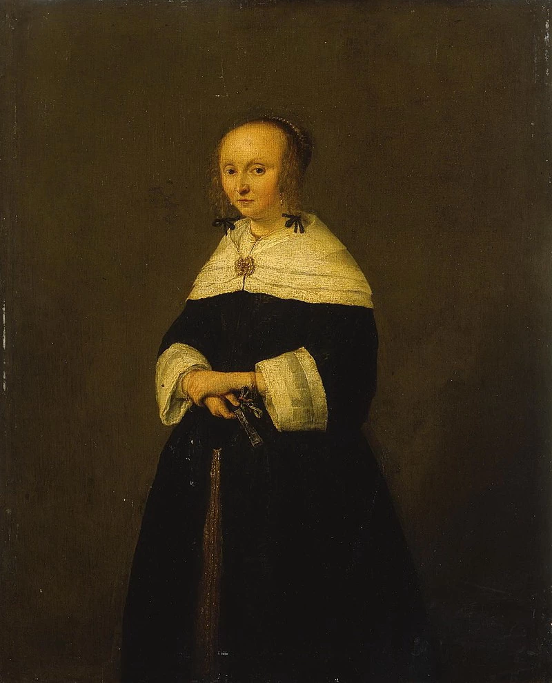 Ritratto di donna con fiocco